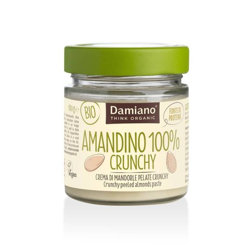 Crema di Mandorle Pelate Crunchy - Amandino 100% BIO