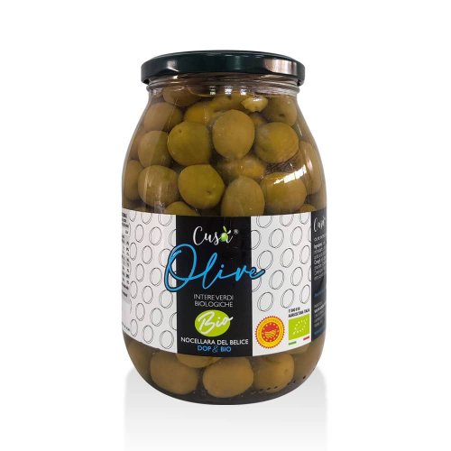 Olive Verdi Intere in Salamoia BIO